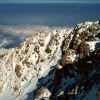 climbers on 17k ridge, Denali, Alaska