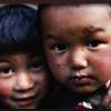 Kids in Phakding, Nepal