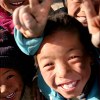 Happy kids in Tibet