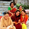 Lovely hindu ladies in Pashupatinath, Kathmandu