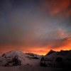Sunset on Aconcagua, Argentina