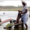 Laundry service in Agra, part 3: scrubbing