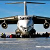 Ilyushin plane landed at Patriot Hills, Antarctica