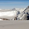 Twinotter landing at Vinson BC, Antarctica