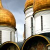 Kremlin domes close-up