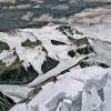 Vitor Negrete descending on mount Everest summitridge