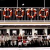 Commuters on a ferry in Istanbul, Turkey