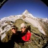 Romke & Harry near Matterhorn, Switzerland