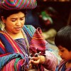 Mother & son selling bracelets, Guatemala