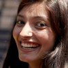 Happy young Nepali woman and phototips