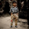 Nepali boy in Kathmandu street, Nepal