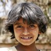 Nepali girl on the streets of Kathmandu