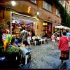 Ice cream shop in Rome, Italy