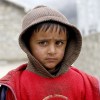 Khumjung (7): Nepali boy in schoolyard