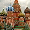 Saint Basil Cathedral on Red Square, Moscow