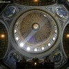 St Peter's cathedral dome in Rome, Italy