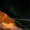 Starry night at Confluencia camp on Aconcagua, Argentina