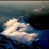 Sunset on Changstse peaks, Tibet