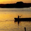 Sunset in Flores, Guatemala