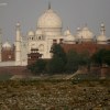 Trash at Taj Mahal, India
