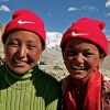 Globalisation (5): Swoosh in Tibet, young girls with Nike hats