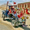 Tibetan taxi in Xigar