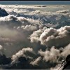 View from Camp 3 on Everest, Tibet