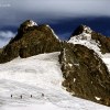 Glaciers on the Rwenzori mountains, Uganda