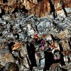 Scrambling towards the glaciers on Rwenzori, Uganda