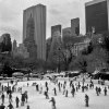 Skating rink in Central Park, New York, USA