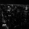 Manhattan New York at night, from Empire State Building