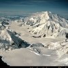 View from High camp of Denali to Mt Foraker