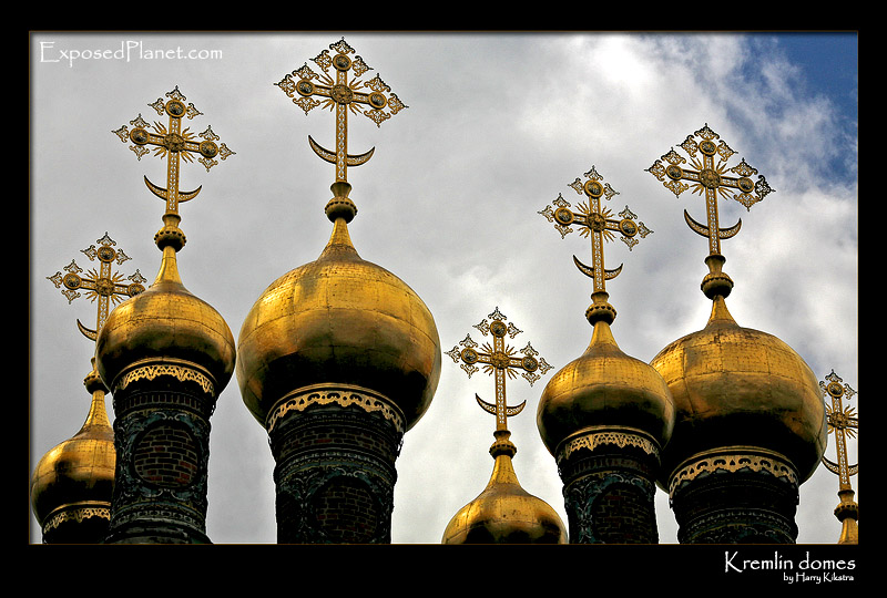 Cathedral domes in the Kremlin