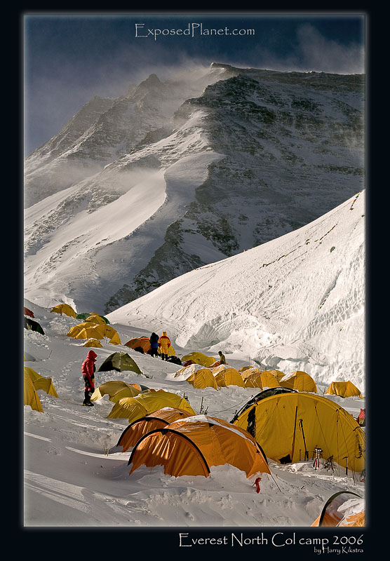 Northcol camp 2006, Everest, Tibet