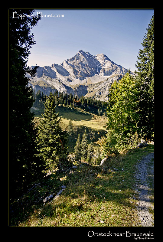 Ortstock mountain near Braunwald, Switzerland
