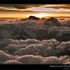 Photo of Sunset over Cho Oyu from Everest on ExposedPlanet.com