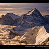 Photo of Makalu from Mount Everest after sunrise on ExposedPlanet.com