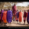 Photo of Young Maasai man performing the adumu, also know as the 'jumping dance', Tanzania on ExposedPlanet.com