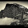 Photo of Half Dome in Yosemite Valley in winter on ExposedPlanet.com