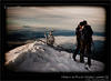 Climbers on Pico de Orizaba's summit, Mexico