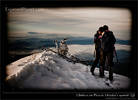 Climbers on Pico de Orizaba's summit, Mexico