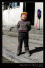 Masked child in Nyalam, Tibet
