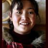 Photo of Chinese Waitress in Nyalam restaurant, Tibet on ExposedPlanet.com