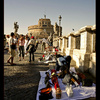 Fake Prada on the Bridge of Angels in Rome