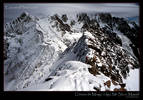 Climbers on Dome de Miage ridge, France