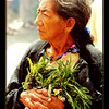 Woman with flowers in Guatemala
