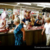 Meat market in Kislovodsk, Russia
