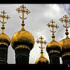 Photo of Cathedral domes in the Kremlin on ExposedPlanet.com