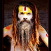 Photo of Holy  man at Pashupatinath temple in Kathmandu, Nepal on ExposedPlanet.com
