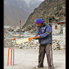 Khumjung (4): young Nepali cricket player